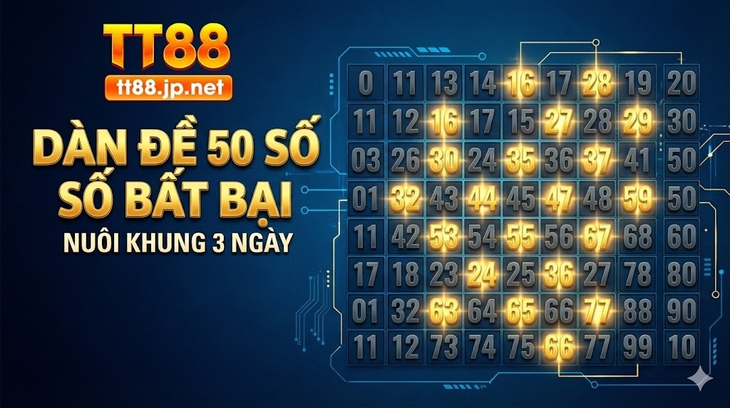 Giải mã sức hút của chiến thuật nuôi dàn đề 50 số bất bại nuôi khung 3 ngày