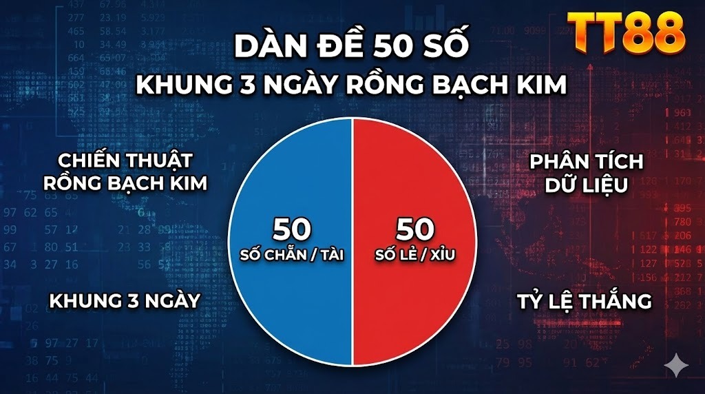 Sức hút khó cưỡng từ chiến thuật nuôi dàn đề 50 số khung 3 ngày Rồng Bạch Kim